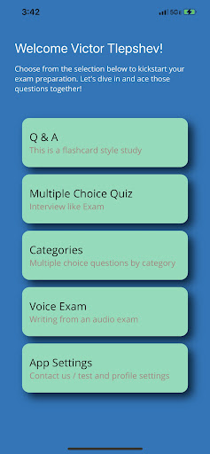 Citizenship Test Prep Screen 2