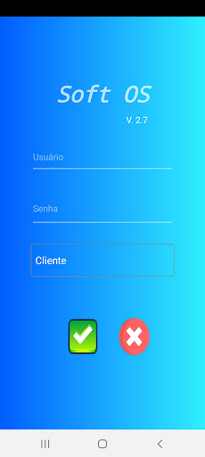 Android application Soft OS - Ordem de Serviço screenshort