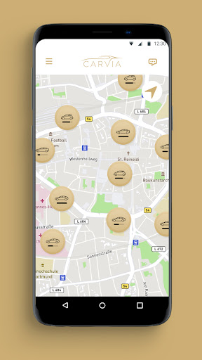 Android application CarVia screenshort