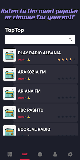 TopTop - Stream and Listen Screen 2