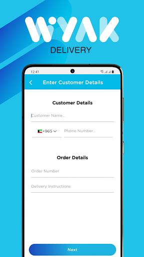 WIYAK Delivery (Business) Screen 3