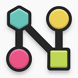 noded - minimalist puzzle icon