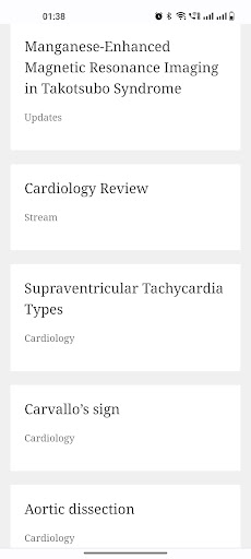Cardiology Outlines Screen 2