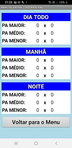 Registro de Pressão Arterial Screen 3