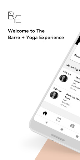 Android application The Barre + Yoga Experience screenshort