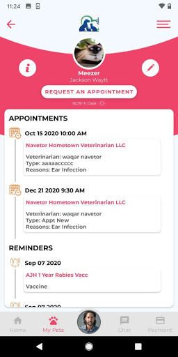 Tail HQ - Pet Health Manager Screen 3