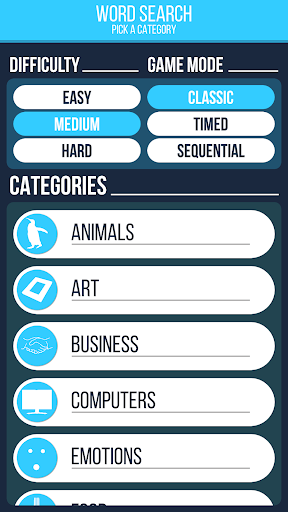 Android application SpareTime™ Wordy Search™ Pro screenshort