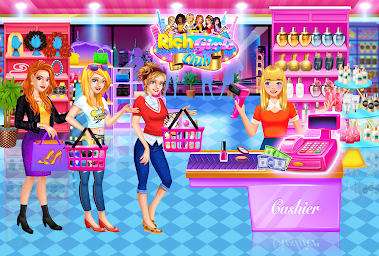 Rich Girls Shopping Games