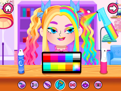 Hair Salon Makeup Girls Games screenshot 8