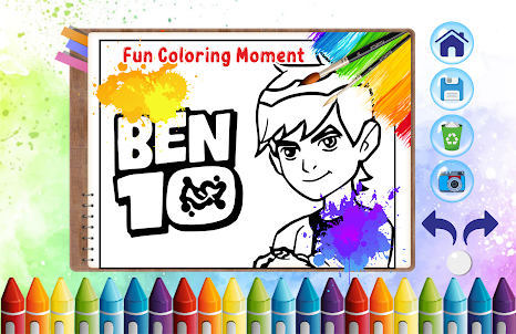 Ben Coloring Ultimate 10 Alien