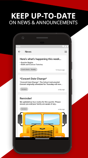 Android application Flambeau School screenshort