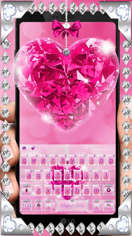 Diamond Pink Love Theme - 9.3.0_0123 - (Android)