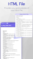HTML＆XMLビューア-ファイルオープナーとリーダー APK スクリーンショット画像 #4