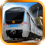 Cover Image of Baixar simulador de trem do metrô indiano 1.0.9 APK