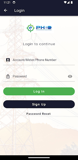 PHED Connect Screen 3
