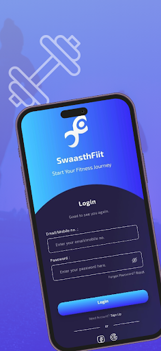 Android application Swaasthfiit screenshort