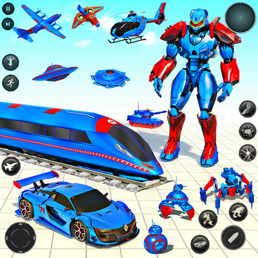 Train Robot Transform Car Game 1.45 Icon