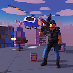 Police Officer In Helicopter