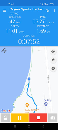 GPS Sports Tracker App - Running & Cycling GPS screenshot 1