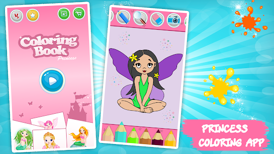 Kids coloring book: Princess 2.0.4 screenshots 10
