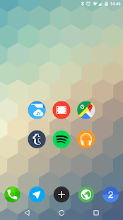 FlatDroid - Icon Pack لقطة شاشة