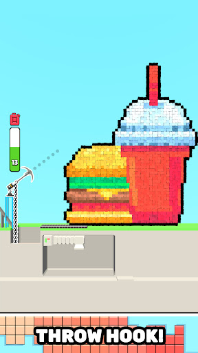 Android application Hook Smash - Pixel art Quest! screenshort