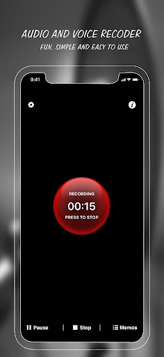 Android application Voice Memos - Voice Recorder screenshort
