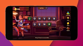 Scrambled Words Challenge - Screenshot 1