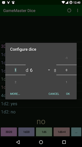 GameMaster Dice Screen 3