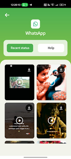 Android application All Status Saver screenshort