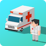 Ambulance Blocky icon