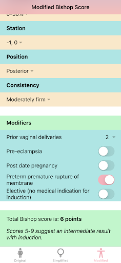 Bishop Score Calculator