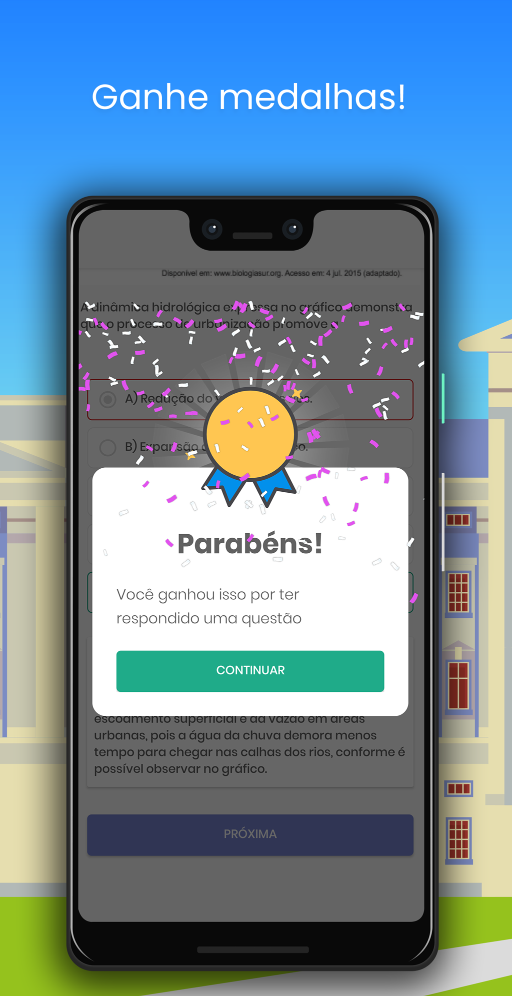 Android application Questões Enem - Simulados screenshort
