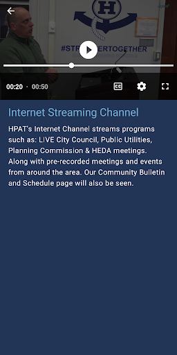 Hibbing Public Access TV Screen 2