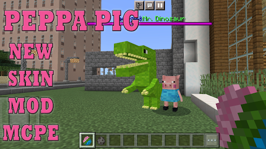Peppa pig Minecraft mod jogo