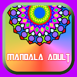 Mandala Coloring Book Adult icon