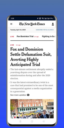 Popular USA Newspapers Screen 2