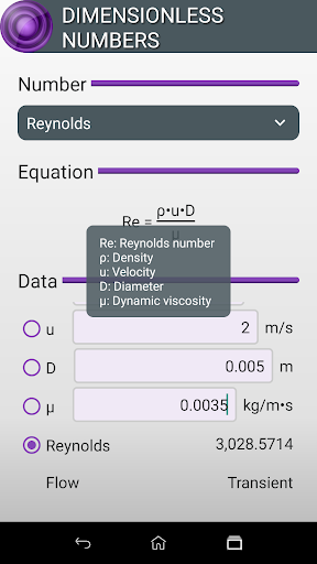Dimensionless Numbers Screen 3