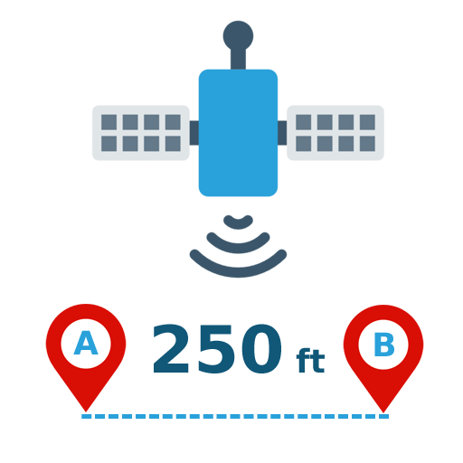 Distance meter logo