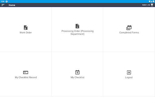 Android application FCV Form - Checklist screenshort
