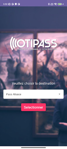 Android application Otipass Contrôle screenshort