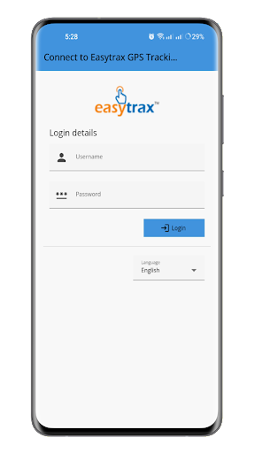 Android application Easytrax GPS Tracking - Lite screenshort