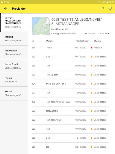 BlastManager DrillApp 2 Screen 2