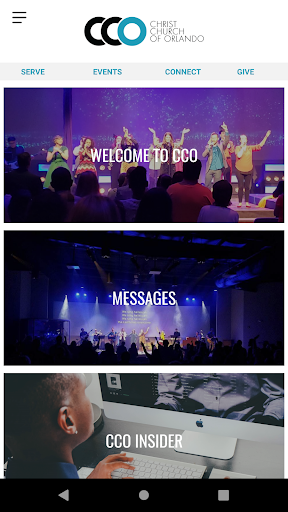Android application Christ Church of Orlando screenshort