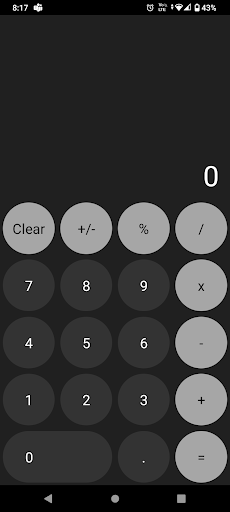 Android application Calsi screenshort