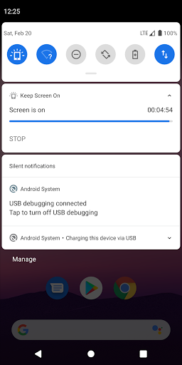 Keep Screen On (Set screen tim Screen 2