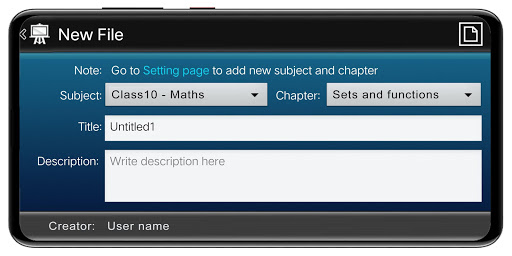 Virtual Blackboard for Teacher Screen 3