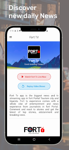 Android application Fort Tv screenshort