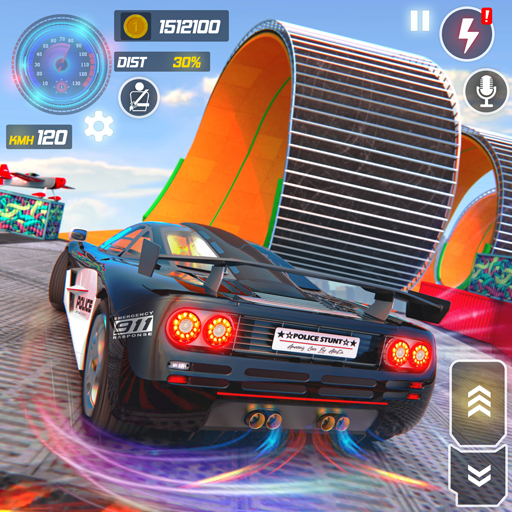 Police Car Stunts Racing Games 4.8 Icon