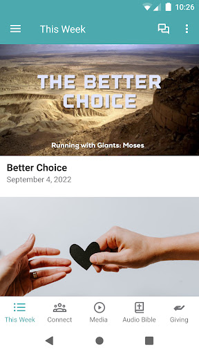 Android application Love Collective Church App screenshort